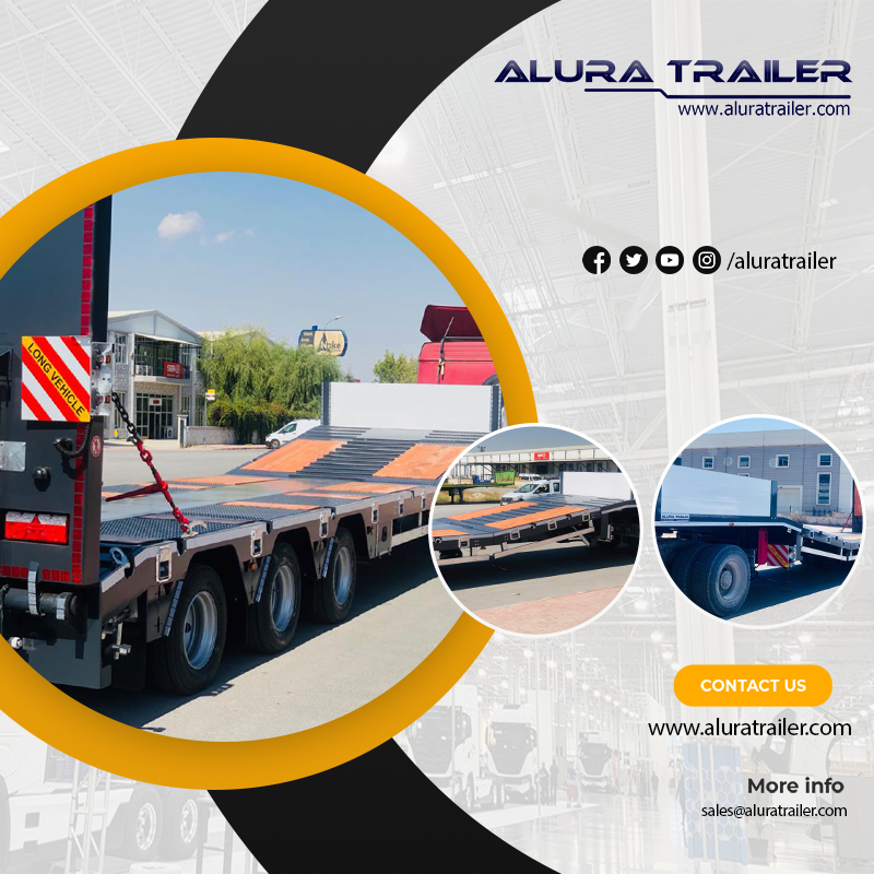 Special Lowbed Trailers for Heavy & Oversized Cargo