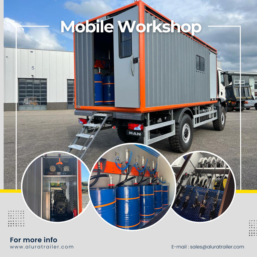 Heavy Duty Lube Truck Production by Alura Trailer