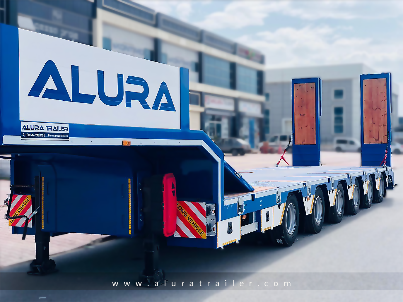 lowbed alura trailer