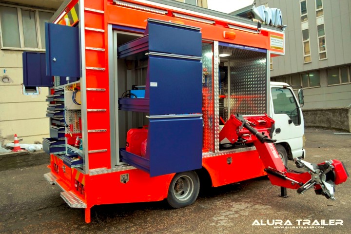 mobile tyre changer